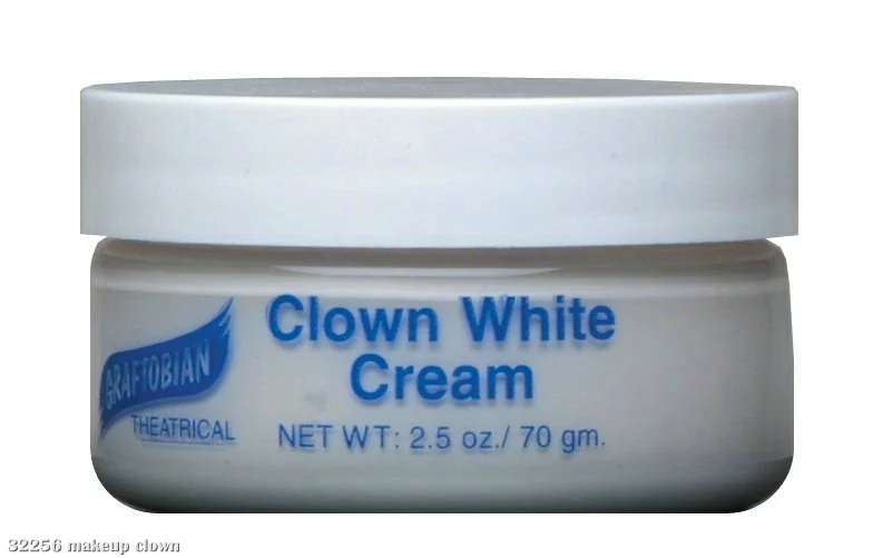 Clown White Creme Foundation (2.5 Oz.) 1 Clown White Creme Foundation (2.5 Oz.)