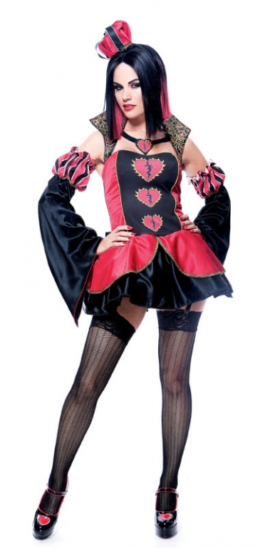Queen Of Broken Hearts Adult Costume 1 Queen Of Broken Hearts Adult Costume