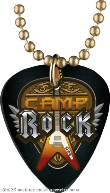 Camp Rock Guitar Pick Necklace 1 Camp Rock Guitar Pick Necklace