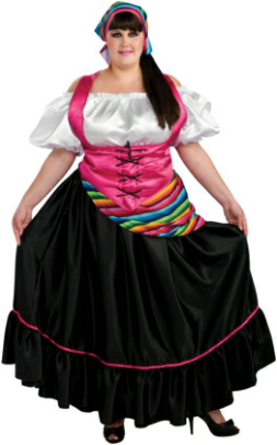 Senorita Plus Adult Costume 1 Senorita Plus Adult Costume