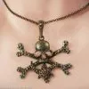 Skull And Crossbones Adult Necklace