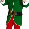 Green And Red Elf Adult Costume
