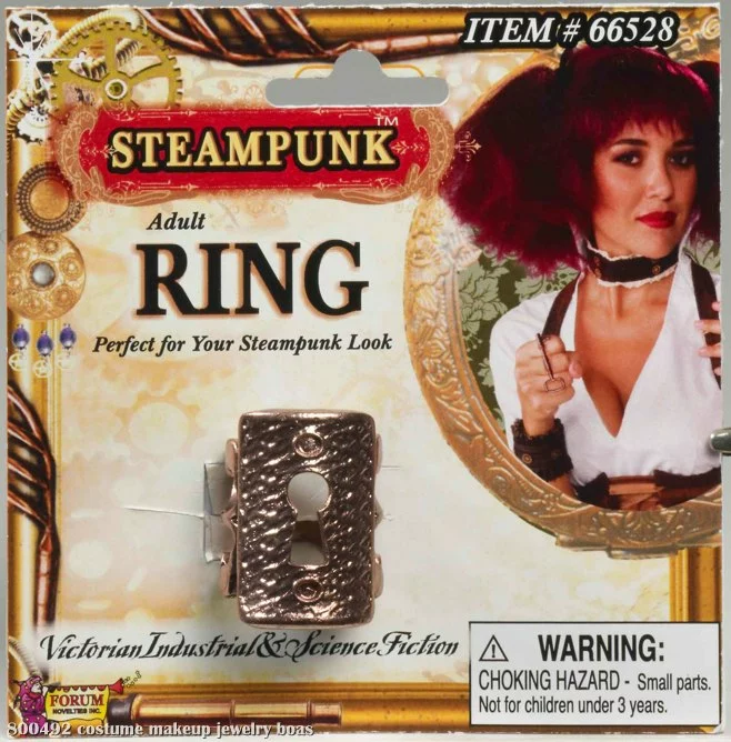 Steampunk Key Hole Ring Adult 1 Steampunk Key Hole Ring Adult