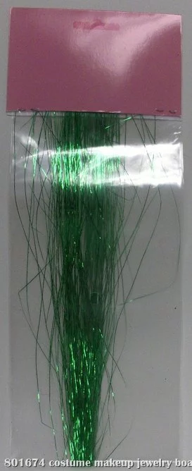 Bright Green Shimmer Strands (Adult) 1 Bright Green Shimmer Strands (Adult)