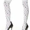 Card Print Queen Of Hearts Stockings