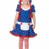 Girls Rag Doll Costume