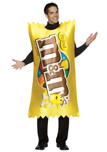 M&M Peanut Wrapper Costume 1 M&M Peanut Wrapper Costume