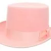 Wool Pink Top Hat