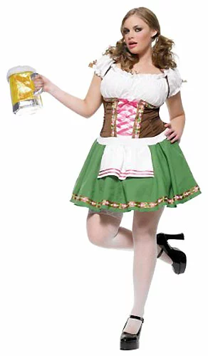Plus Size German Beer Girl Costume 1 Plus Size German Beer Girl Costume