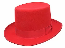 Wool Red Top Hat 1 Wool Red Top Hat