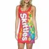 Sexy Skittles Dress Costume