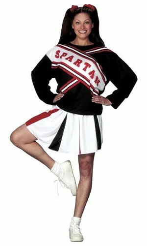 Spartan Cheerleader Costume 1 Spartan Cheerleader Costume