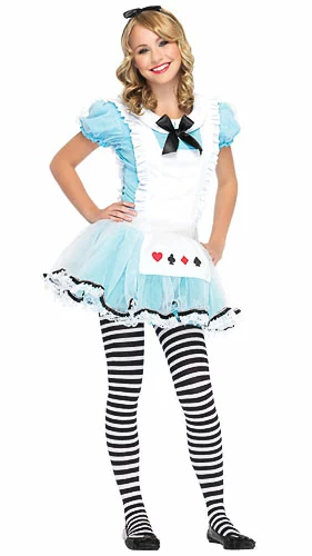 Teen Miss Wonderland Costume 1 Teen Miss Wonderland Costume