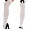 White Stockings With Black Bows