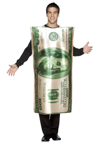 100 Dollar Bill Costume 1 100 Dollar Bill Costume