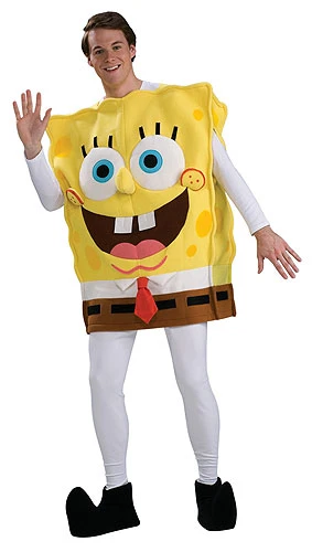 Adult Deluxe Spongebob Costume 1 Adult Deluxe Spongebob Costume