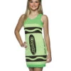Teen Screamin' Green Crayon Dress